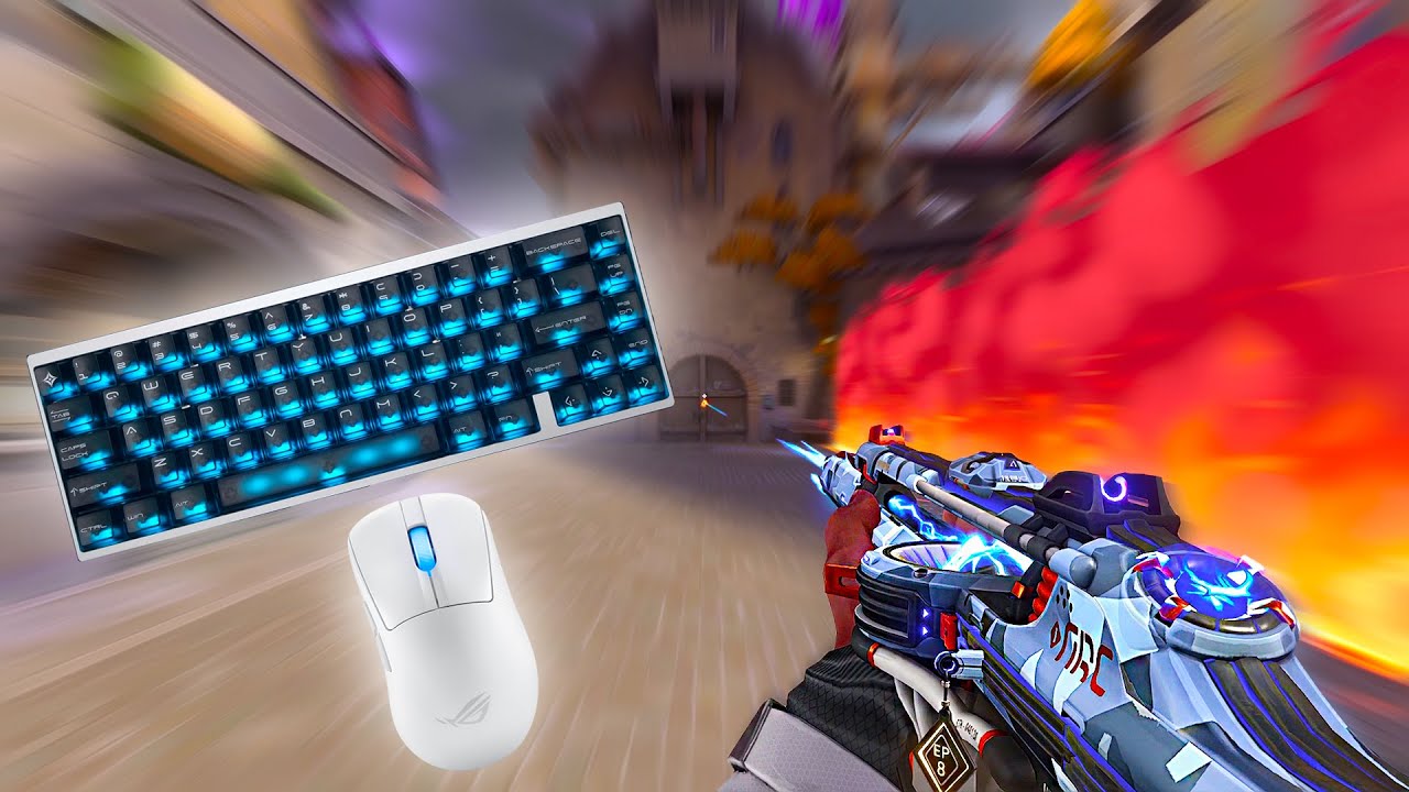 YouTube post by @Vainsz for Qwertykeys. Caption reads: Snappy Low Sens + 480Hz.