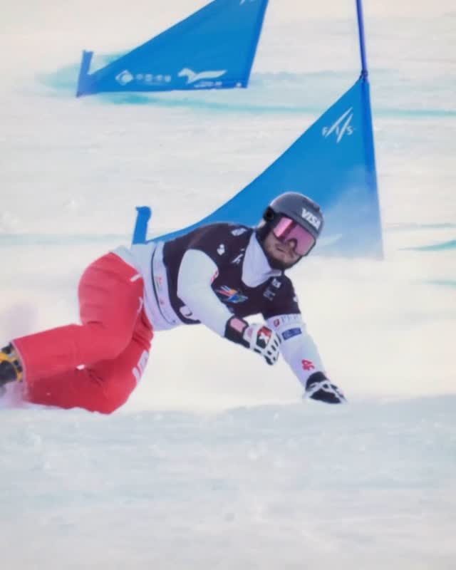 Instagram post by @kwiatkowski_oskar for Olympics. Caption reads: In 2023, Team Visa athlete Oskar Kwiatkowski made....