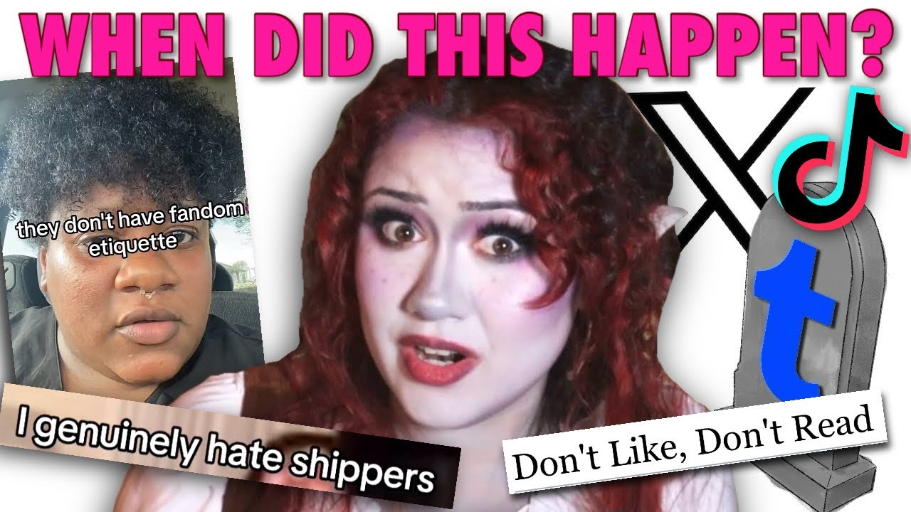 YouTube post by @EisSocial for The Verge. Caption reads: Fandom Is Officially Dead.