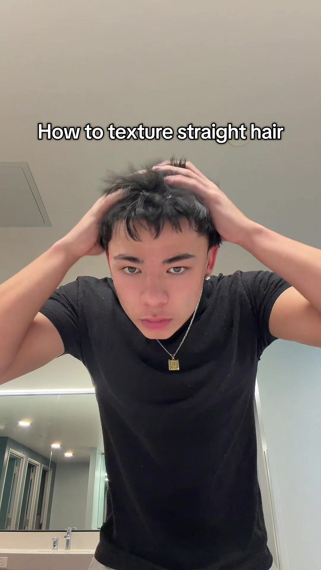 TikTok post by @evancutz for Based BodyWorks. Caption reads: Pomade really the new method 😮‍💨🙏 #stylinghair....