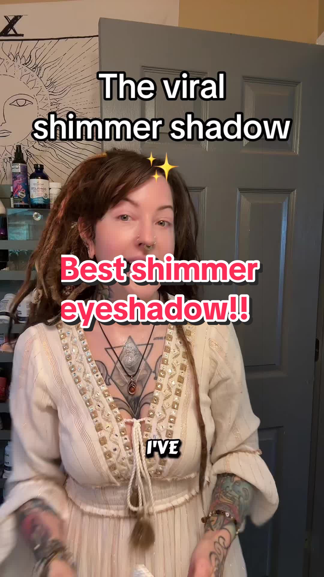 TikTok post by @dawnjeanelle for Adriana Nichole Cosmetics. Caption reads: [...] @ashinabox here ya go girl! @Adriana Nichole....