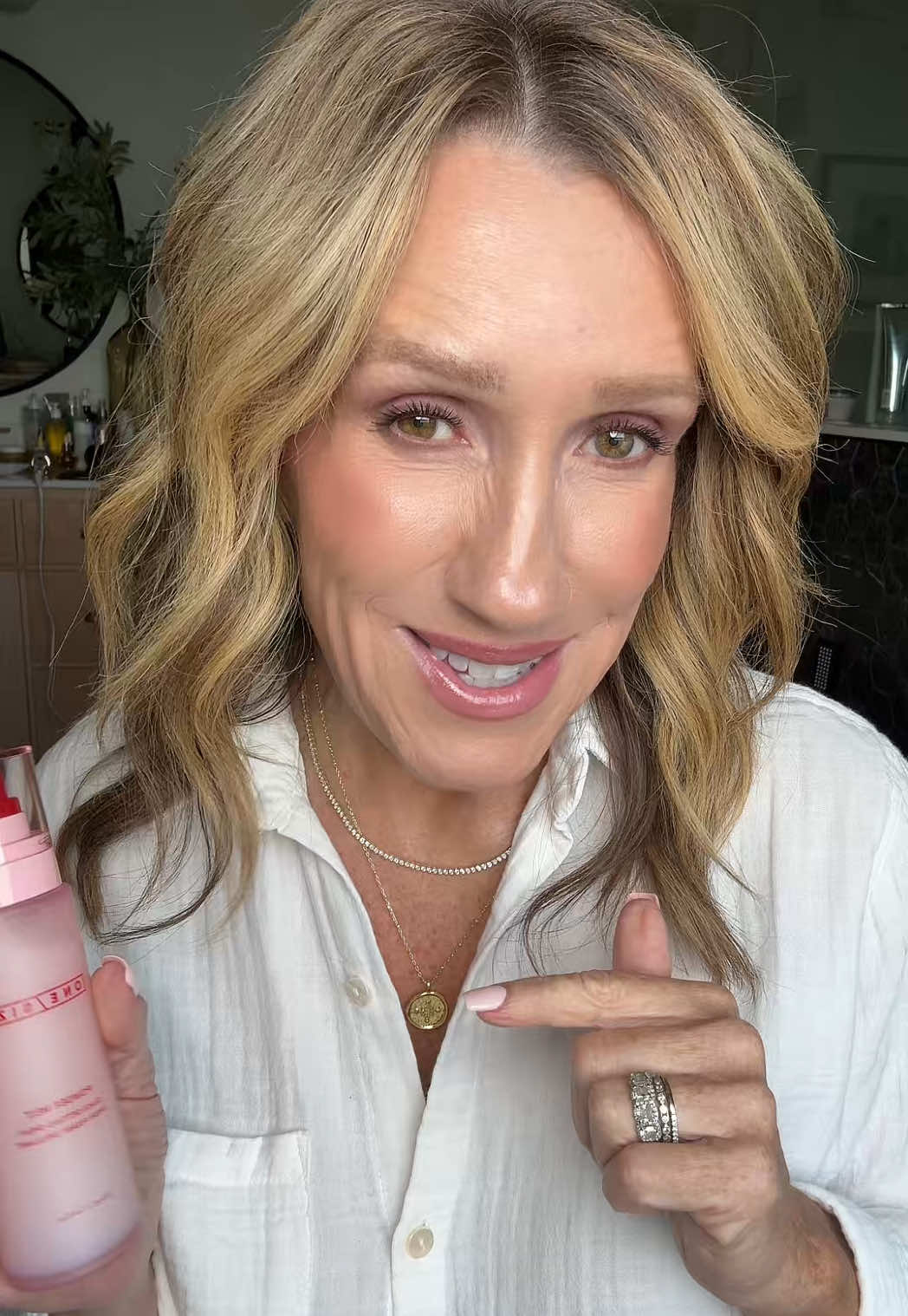 TikTok post by @girlsourage for ONE SIZE BEAUTY. Caption reads: Ok @ONE SIZE BEAUTY I have big expectations of....