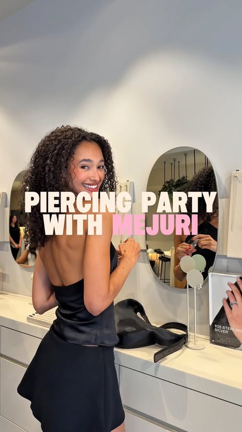 Instagram post by @jada__mcdermott for MEJURI. Caption reads: a little day date with my besties at Mejuri....