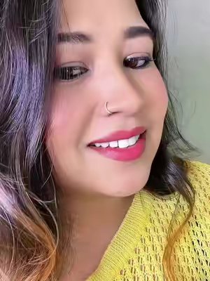 TikTok post by @sabnamraimahato for Oufer Body Jewelry Official. Caption reads: @Oufer Body Jewelry Studio #sparklenosering....