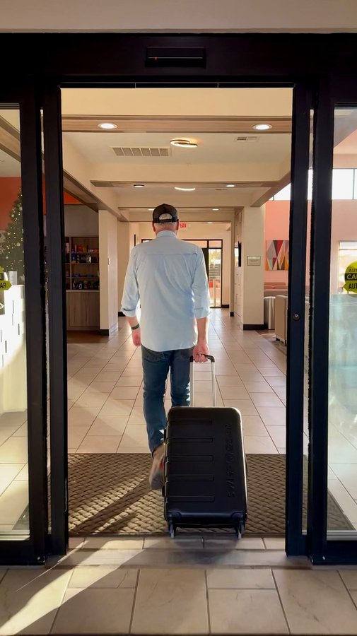 Instagram post by @mattandkarensmith for Best Western. Caption reads: Want to climb the highest peak in Texas and go....