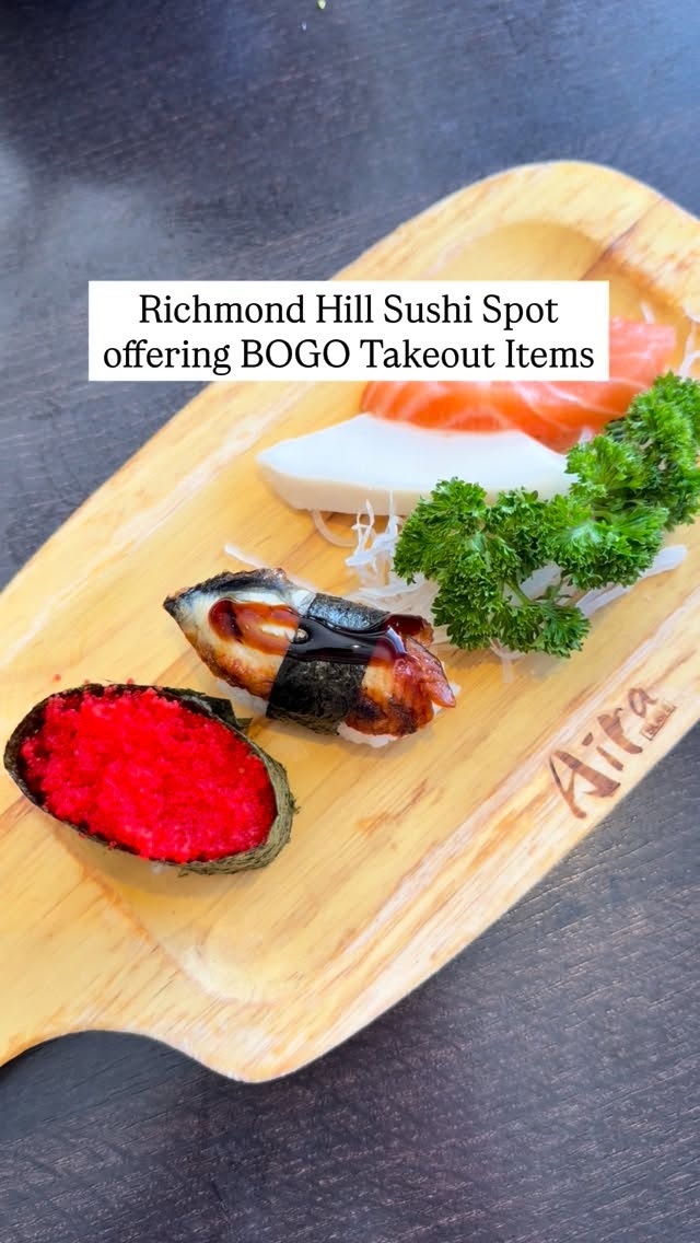 Instagram post by @northofplay for YYZ Daily. Caption reads: BOGO sushi deal you need to know about 🍣....