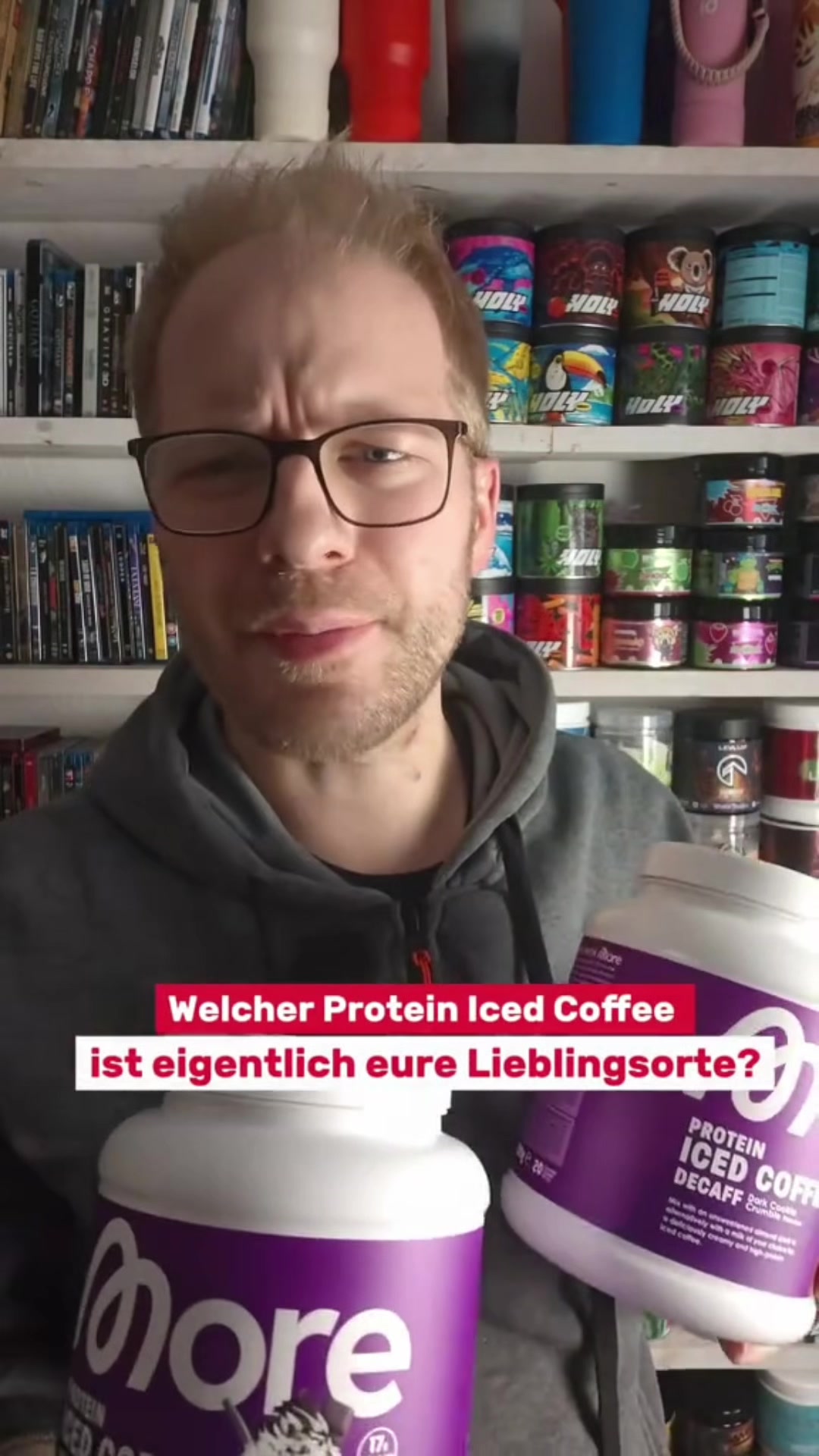 TikTok post by @colinunddennistv for More Nutrition. Caption reads: [...] Dark Chocolate Lover @MORE NUTRITION....