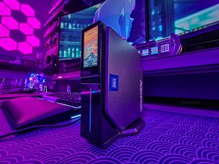 Instagram post by @phazr for ACEMAGIC. Caption reads: I've been testing the @acemagic.minipc S1 for the....