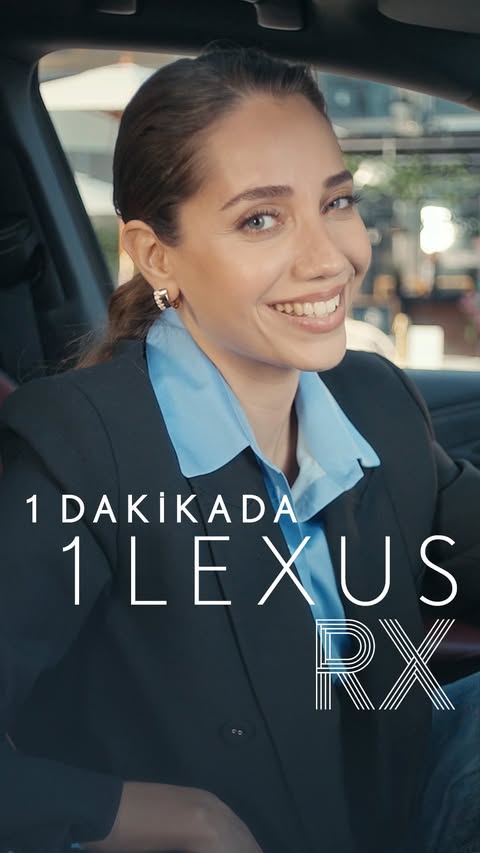 Instagram post by @ozgeozacar for Lexus. Caption reads: [...] @ozgeozacar ile ikinci video geldi.....