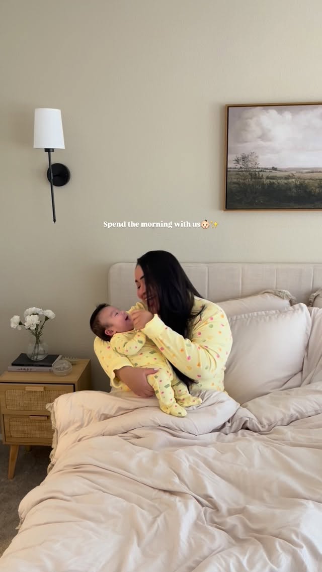 Instagram post by @maritzarubalcava_ for Huel. Caption reads: I love our mornings with Otis🥹🐣 

@huel....