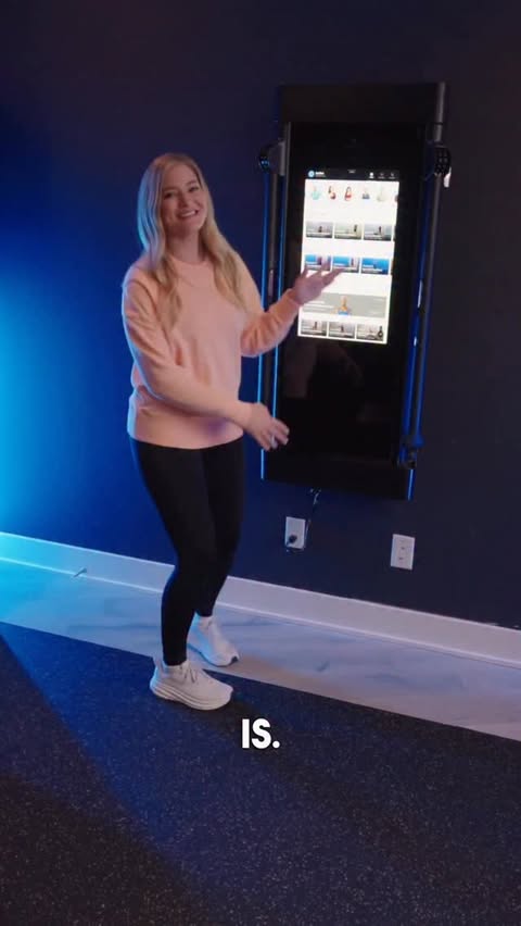 Instagram post by @ijustine for Tonal. Caption reads: Entering my home gym era with the new Tonal 2!....