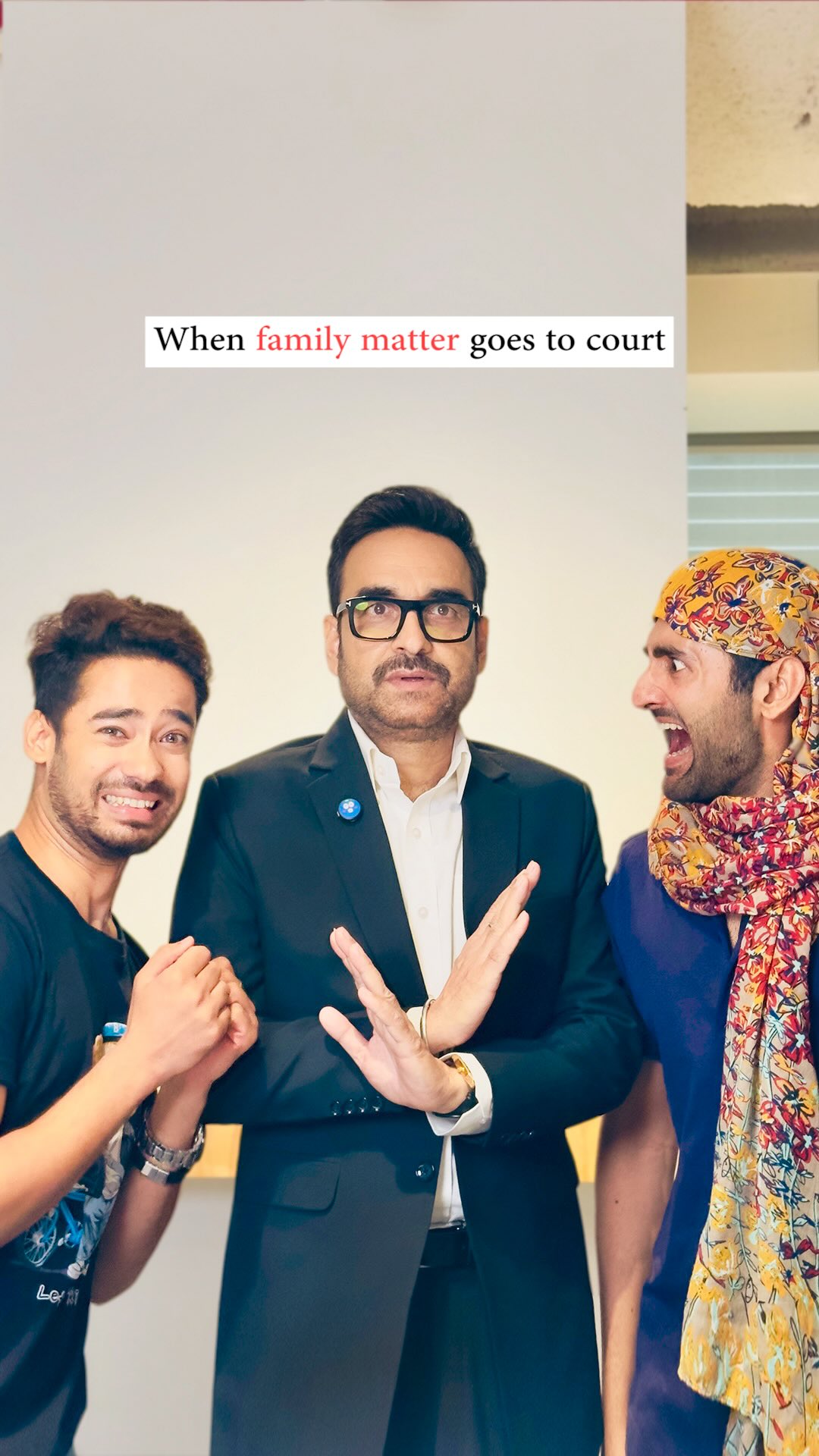 Instagram post by @funyaasi for Meta. Caption reads: Kya aap Mishra ji ke faisle se sehmat hain?....