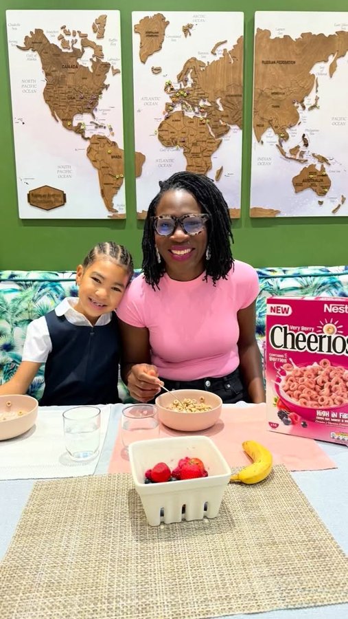 Instagram post by @raisingwestons for Cheerios. Caption reads: [...] makes all the difference. The new....