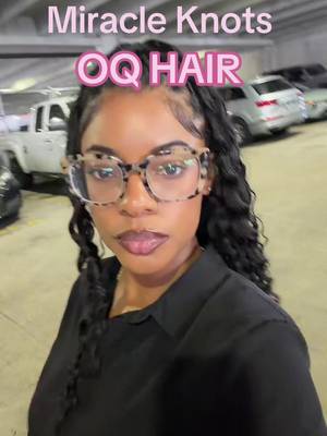 TikTok post by @asaijhaayoo for OQ Hair Shop. Caption reads: [...] FAST! Grab these bundles from @OQHAIR....