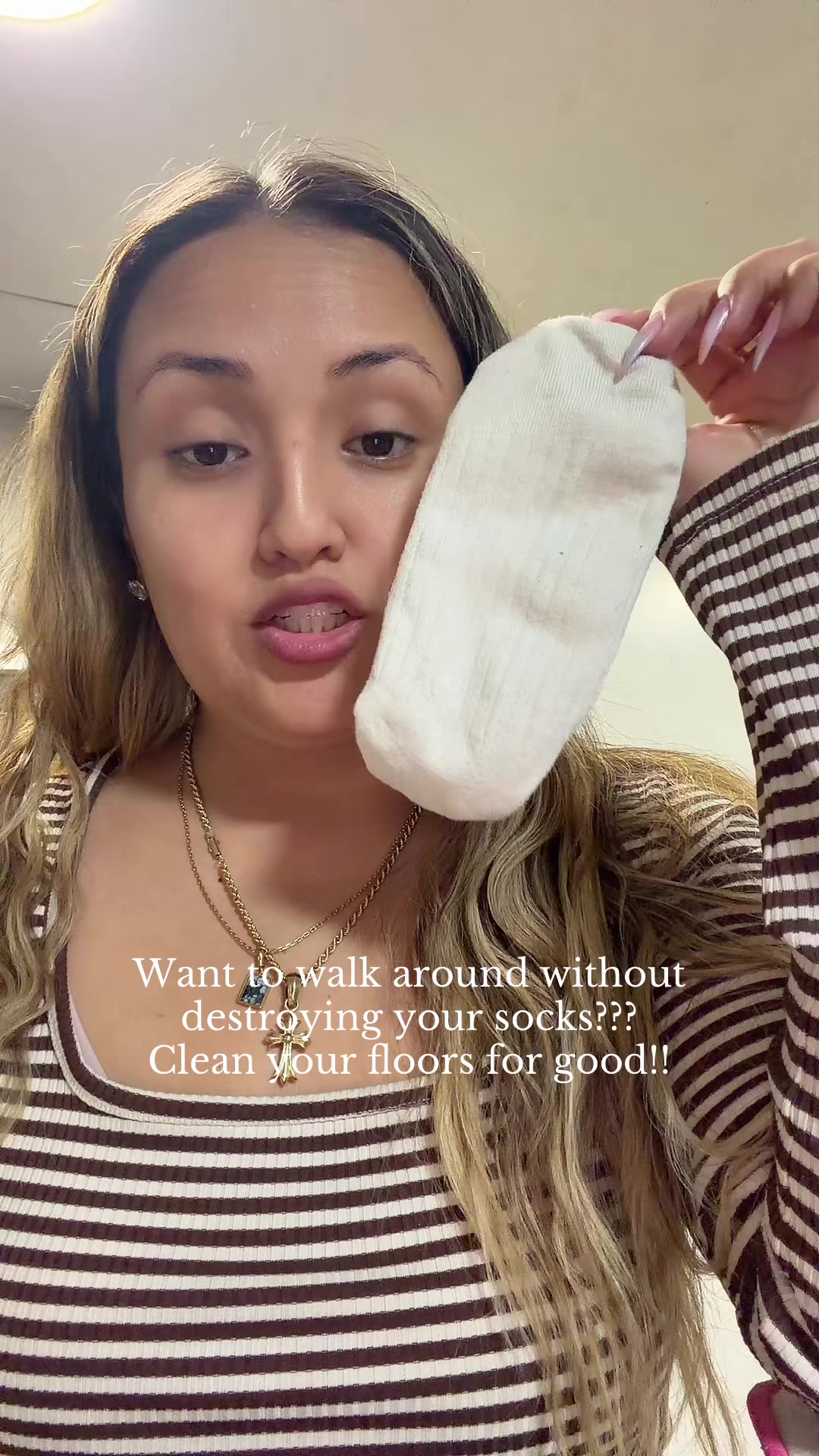 TikTok post by @dailydoseofvivianna for Schenley. Caption reads: [...] #disinfectant #cleanfloors @schenley.