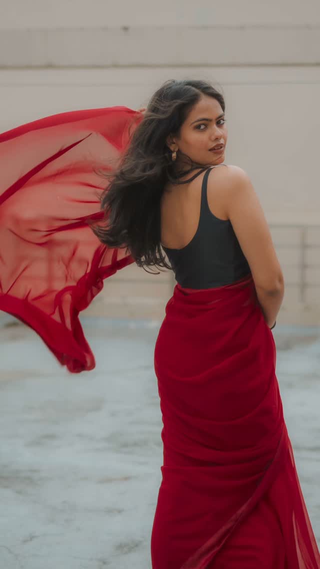 Instagram post by @denimashrivastava for Nykaa Fashion. Caption reads: “Miss Chandini” is here....