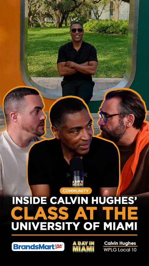 Instagram post by @calvin.c.hughes for A Day in Miami. Caption reads: [...] now on YT . LINK IN BIO TO WATCH. •....