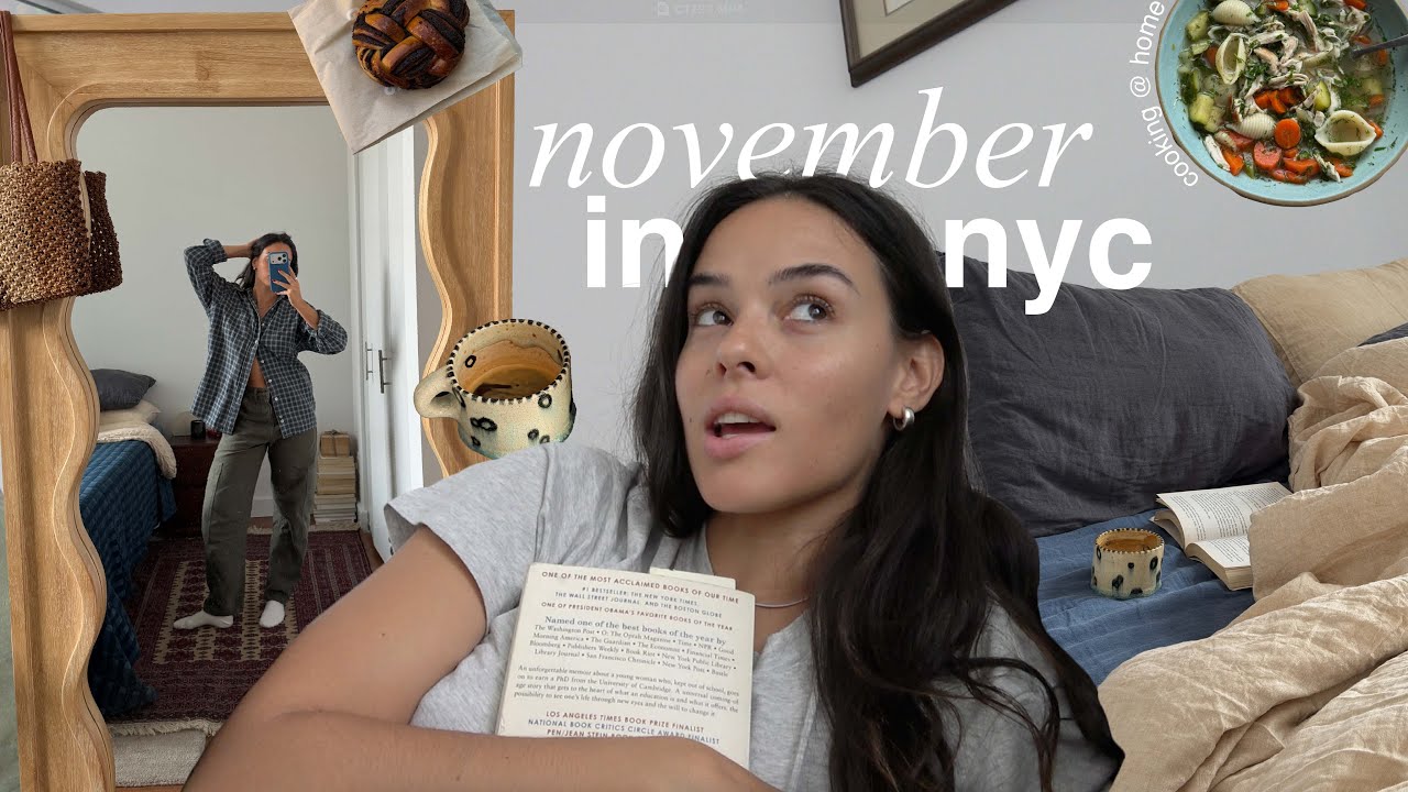 YouTube post by @aliazaita for Breville. Caption reads: november in nyc.