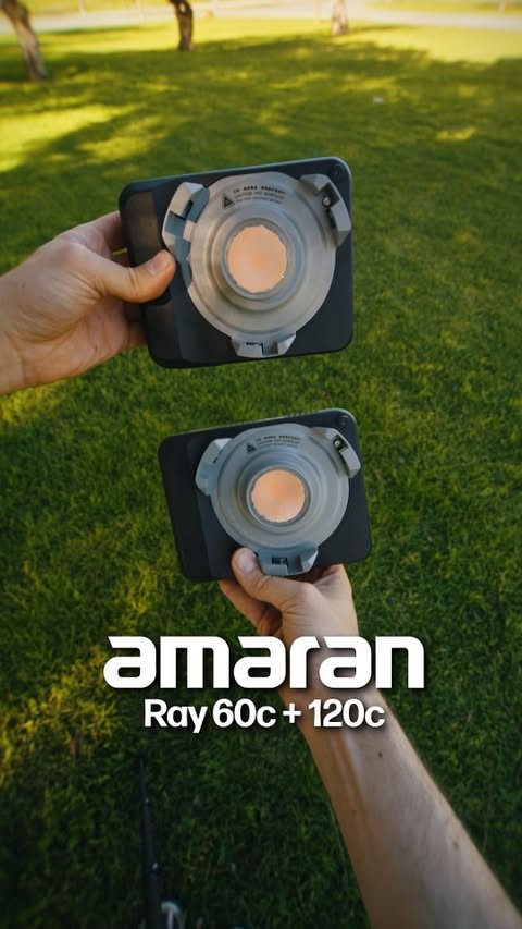Instagram post by an influencer for amaran. Caption reads: [...] 🔥 For this I use the @amarancreators Ray....
