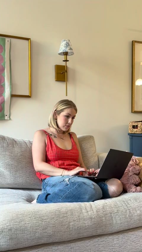 Instagram post by @lisamillerinreallife for Afterpay. Caption reads: [...] she needs, and checking out with....