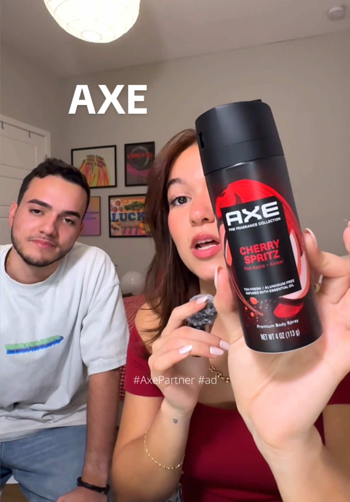 TikTok post by @jess.judith for AXE. Caption reads: no me hagan caso, haganle caso a Matt de lo RICO....