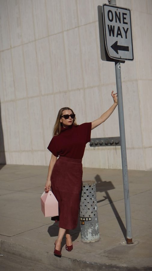 Instagram post by @juliacomil for Billy Reid. Caption reads: This Thanksgiving: Skipping the pumpkin....