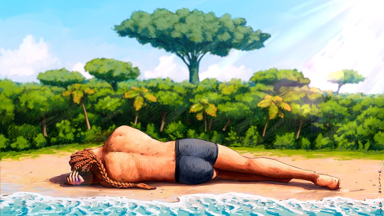 YouTube post by @Willjum for Holzkern. Caption reads: How a Solo with 14,274 hours plays Official Rust.