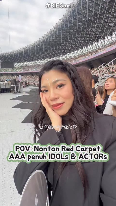 Instagram post by @annyeongitsbie for AMD. Caption reads: EDIT KILAT DI TENGAH TENGAH....