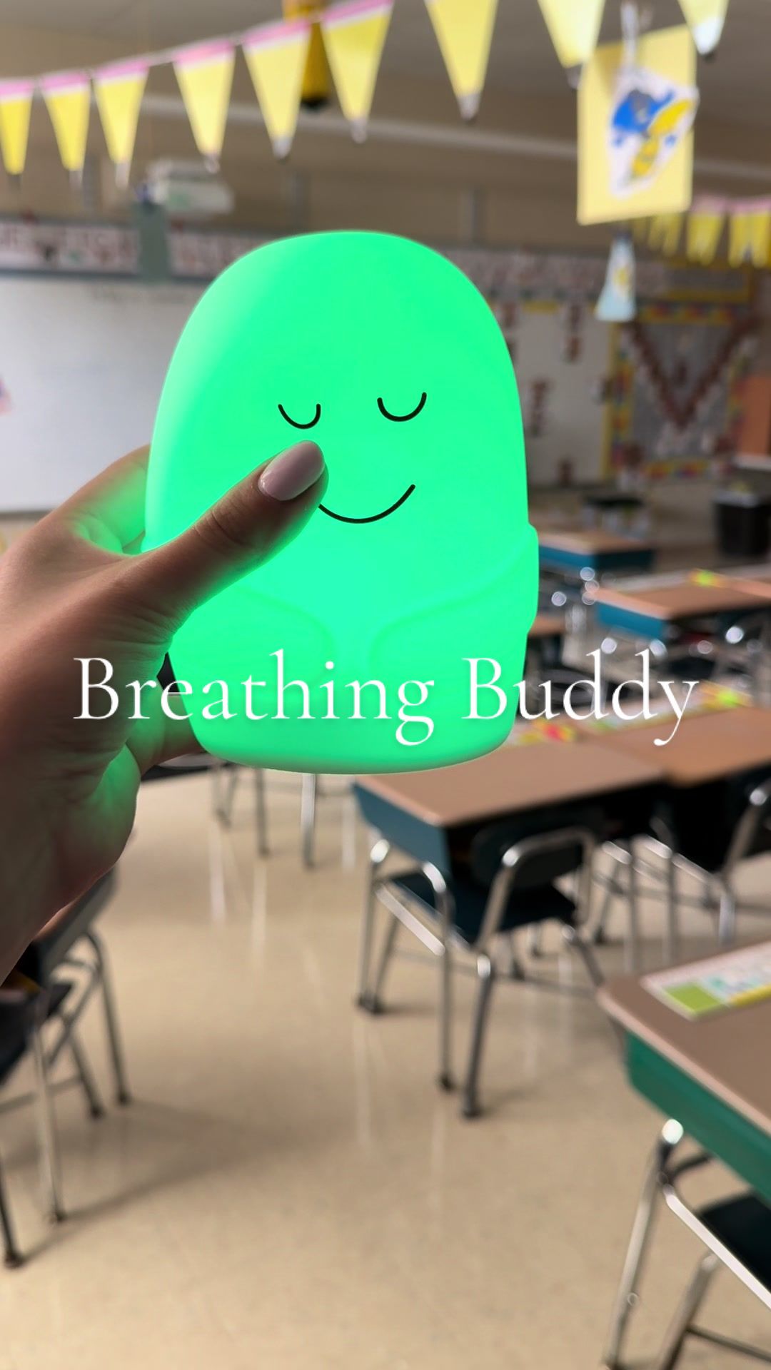 TikTok post by @alybow23 for Special Supplies. Caption reads: [...] Breathing Buddy meditation toy by @Special....