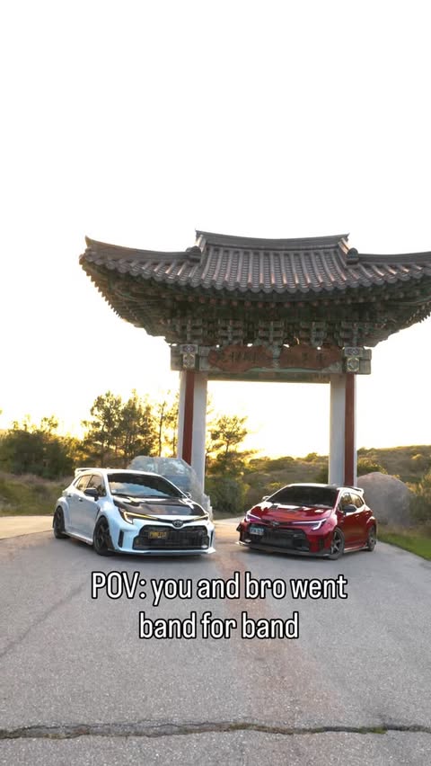 Instagram post by @built.grc for Toyo Tires. Caption reads: [...] ⟢ ⟢ Sponsors: @seiboncarbon @toyotires....