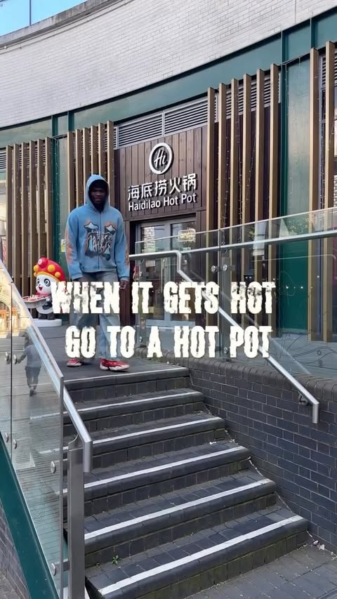 Instagram post by @kaigkii for Haidilao US. Caption reads: 100 Ways To Survive Summer Way 2 When It Gets Hot....