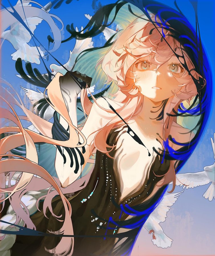 Instagram post by @cykedelia for HUION. Caption reads: Nautika here to celebrate Reverse: 1999’s 2nd....