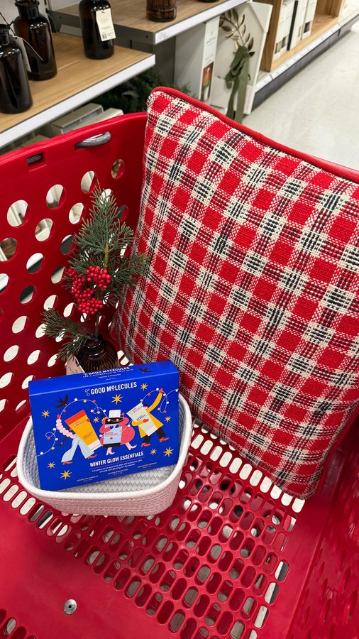 Instagram post by @targettakesmypaycheck for Good Molecules. Caption reads: (#AD) If you're looking for the perfect gift for....