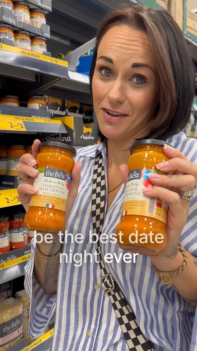 Instagram post by @coleandabbie for Morrisons. Caption reads: AD Come along for our Sunday big shop at....