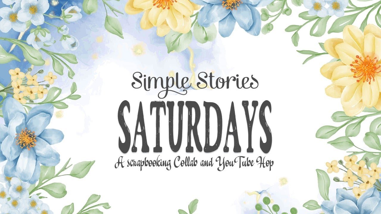 YouTube post by @JoanneBartell for Honey Bee Stamps. Caption reads: Simple Stories Saturday - Simple Vintage Farmhouse....