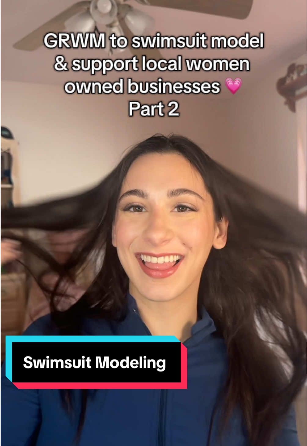 TikTok post by @allenariggio for Farouk Systems. Caption reads: Ok hair is all done!!! Let’s go support these....
