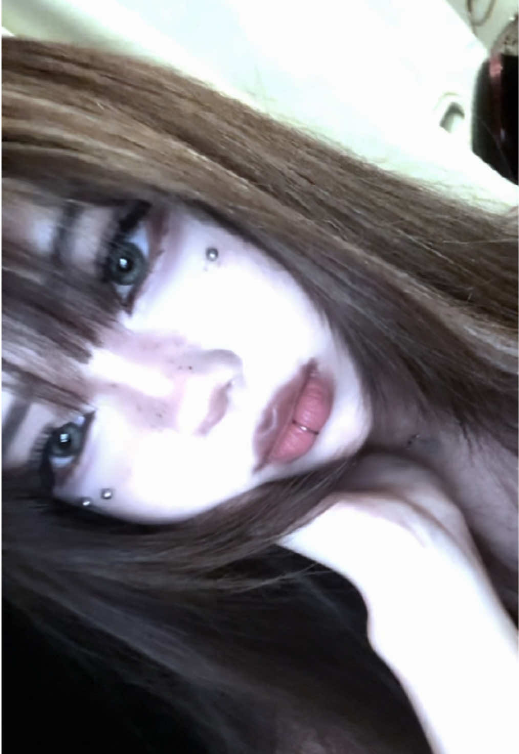 TikTok post by @1kirln for TTDeye. Caption reads: patina green contacts from @TTDeye Colored Contact....