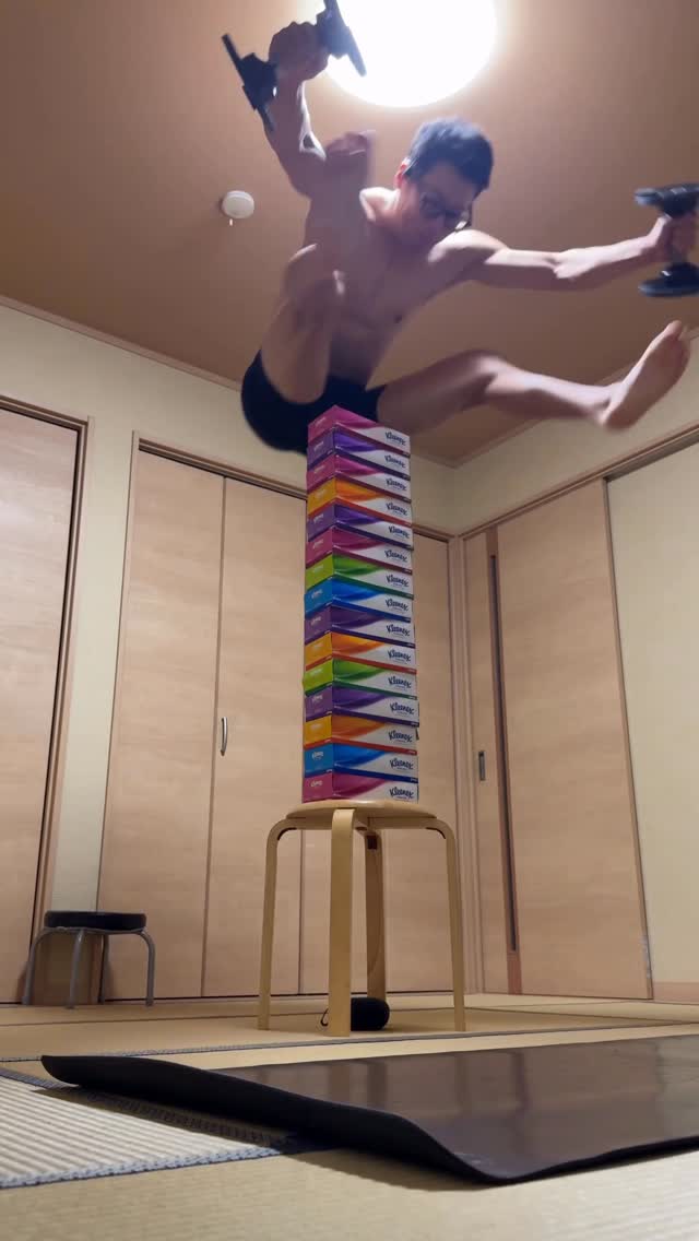 Instagram post by @hironori_nakajima for Shokz. Caption reads: 【Earphones that never fall....