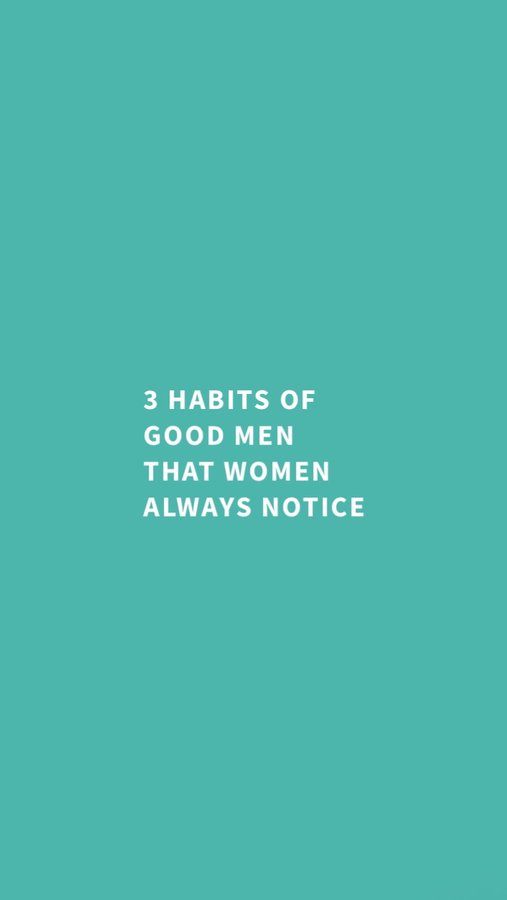 Instagram post by @emilywking_ for Tiege Hanley. Caption reads: 3 habits of good men that women always notice…Get....