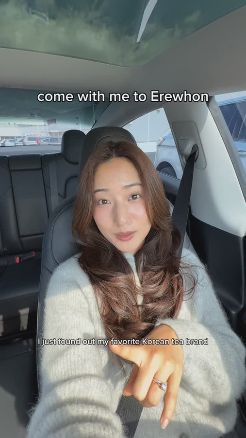 Instagram post by @sallykim7 for Osulloc. Caption reads: PSA @osulloc_official is at @erewhon now?!?! #ad.