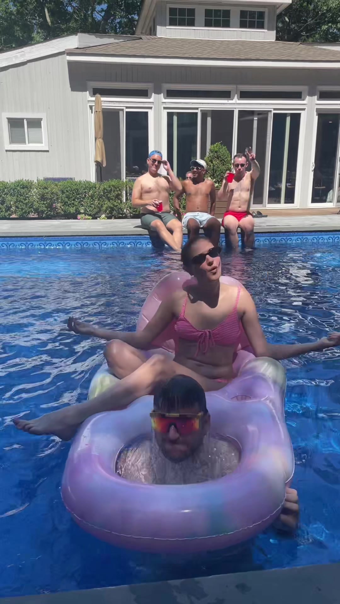 TikTok post by @pweber for SLOOSH. Caption reads: I splashed in my @SLOOSH 💦 link in bio, code....