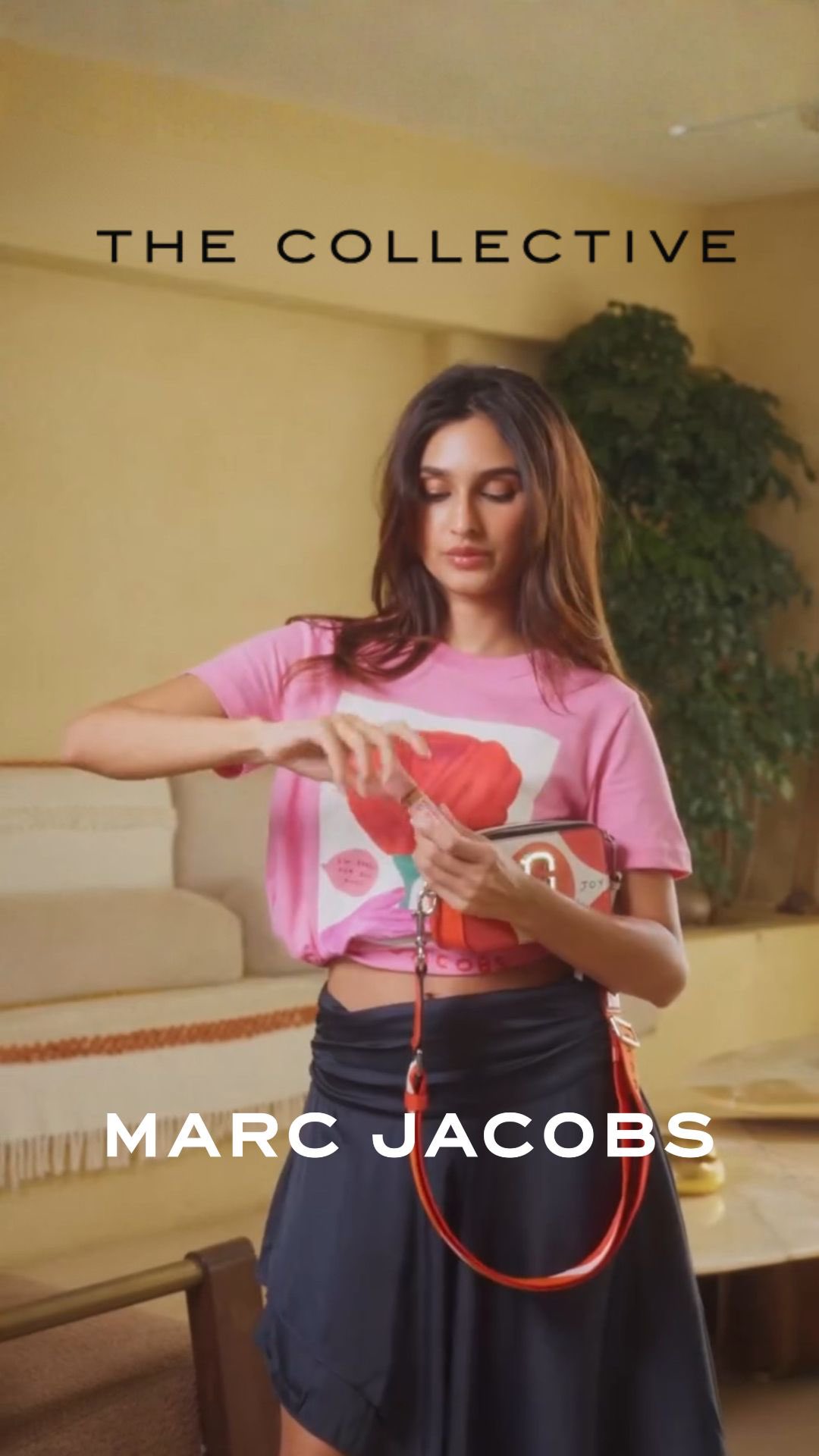 Instagram post by @brandtalkindia for Marc Jacobs. Caption reads: [...] luxury at @collectiveindia with....