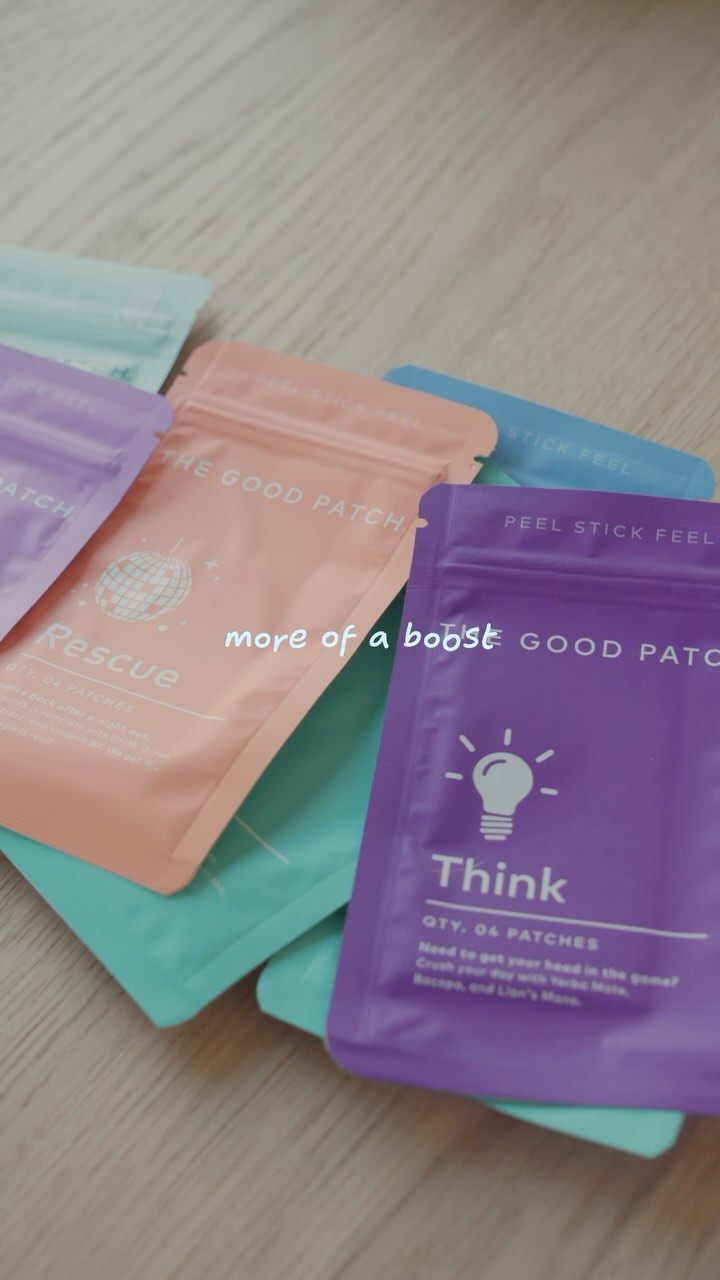 Instagram post by @gabbbyle for The Good Patch. Caption reads: Busy days calling for better wellness ❤️‍🩹 adding....