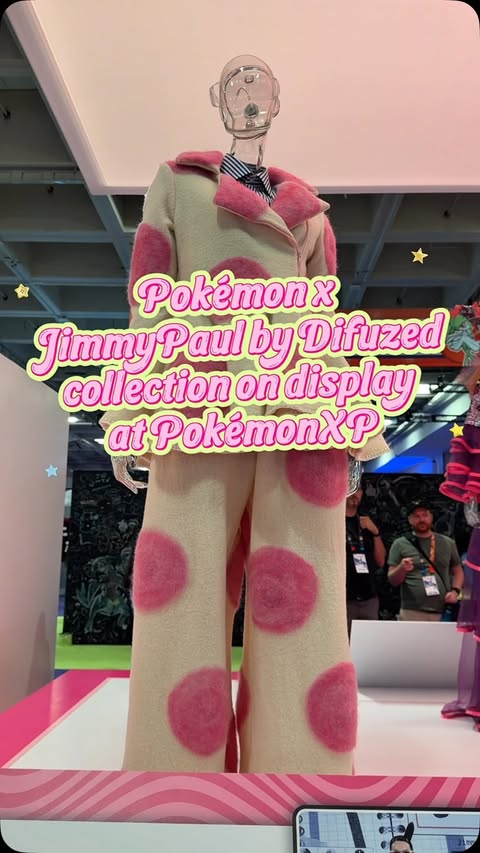 Instagram post by @alcremiesundae for Pokémon. Caption reads: One of the coolest displays at PokémonXP - the....