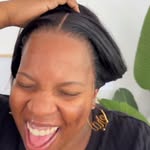 Instagram post by @ndzalamamasindi for Luvme Hair. Caption reads: New hair alert! 😋 @luvmehair_southafrica....