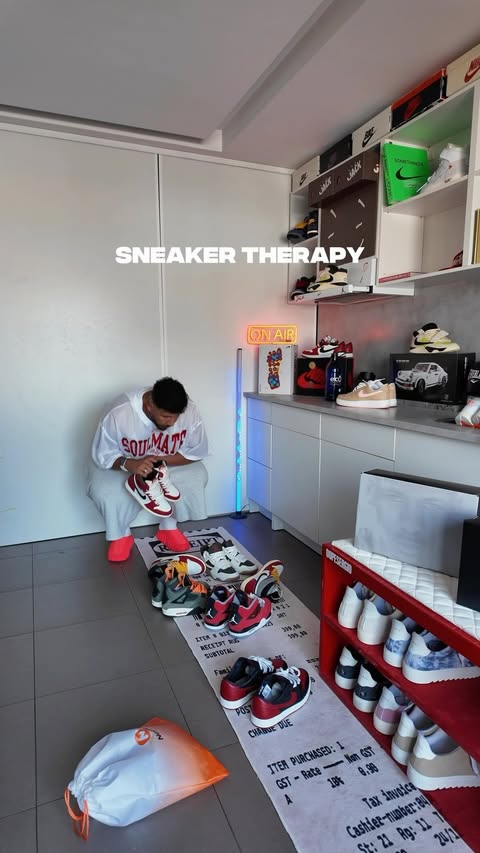 Instagram post by @dopesergio for StockX. Caption reads: [...] #sneakers #sneakerlover @StockX....