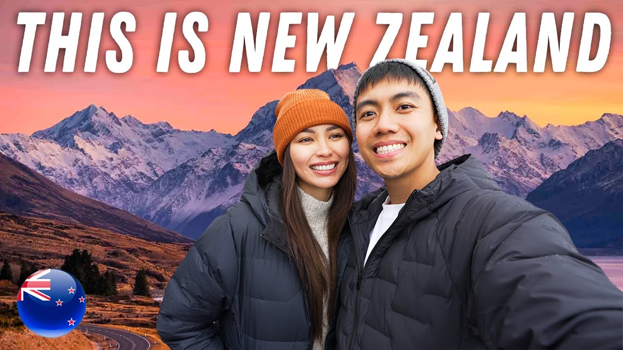 YouTube post by @JanandAnn for Envato. Caption reads: A Perfect Day in South Island, NEW ZEALAND 🇳🇿....