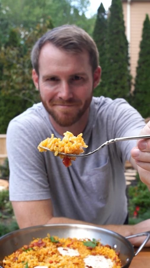 Instagram post by @blackdog_bbq for Incredible Egg. Caption reads: 🥓🍳#ad Comfort food at its finest! This Bacon &....