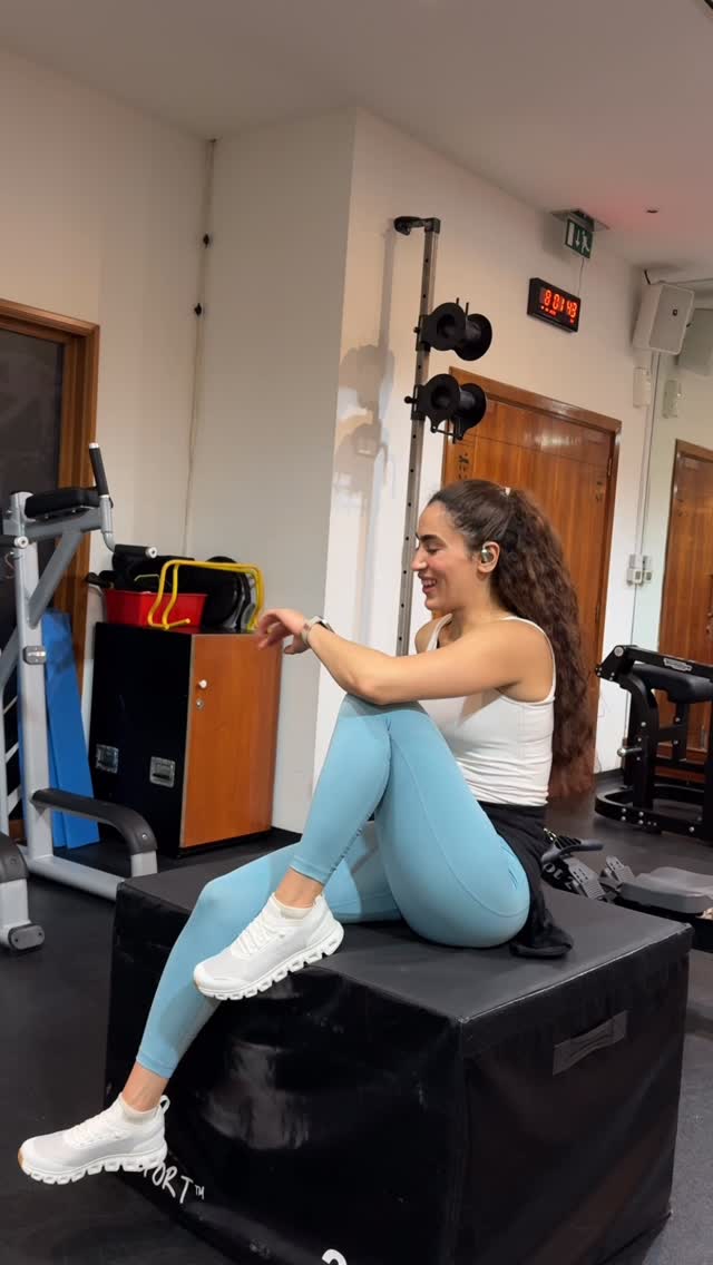 Instagram post by @maryambahaaeldin_ for Soundcore. Caption reads: Training feels better when I’m fully in the....