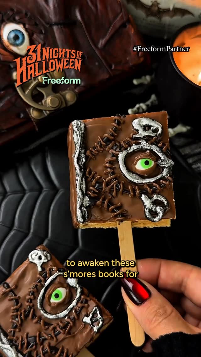 Instagram post by @beautyanddasweetz for Freeform. Caption reads: #FreeformPartner take a bite, seal the night.....